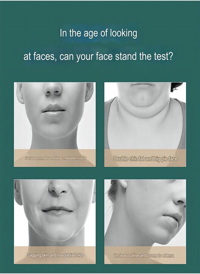 Reusable V Shape Lift Mask - Breathable V Shape Lift Straps - Face Slimming Straps for Men and Women - Chin Straps for Skin Elasticity and Tightening Support