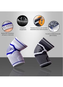 SYOSI Elbow Brace Compression Support Tendonitis Sleeve Tennis Elbow Brace and Golfers Elbow Treatment Arthritis Workouts Weightlifting  - Image 5