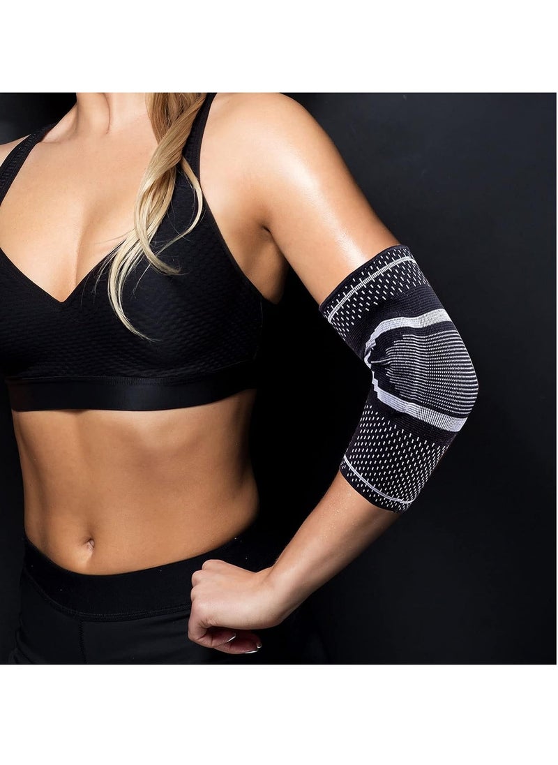SYOSI Elbow Brace Compression Support Tendonitis Sleeve Tennis Elbow Brace and Golfers Elbow Treatment Arthritis Workouts Weightlifting  - Image 3