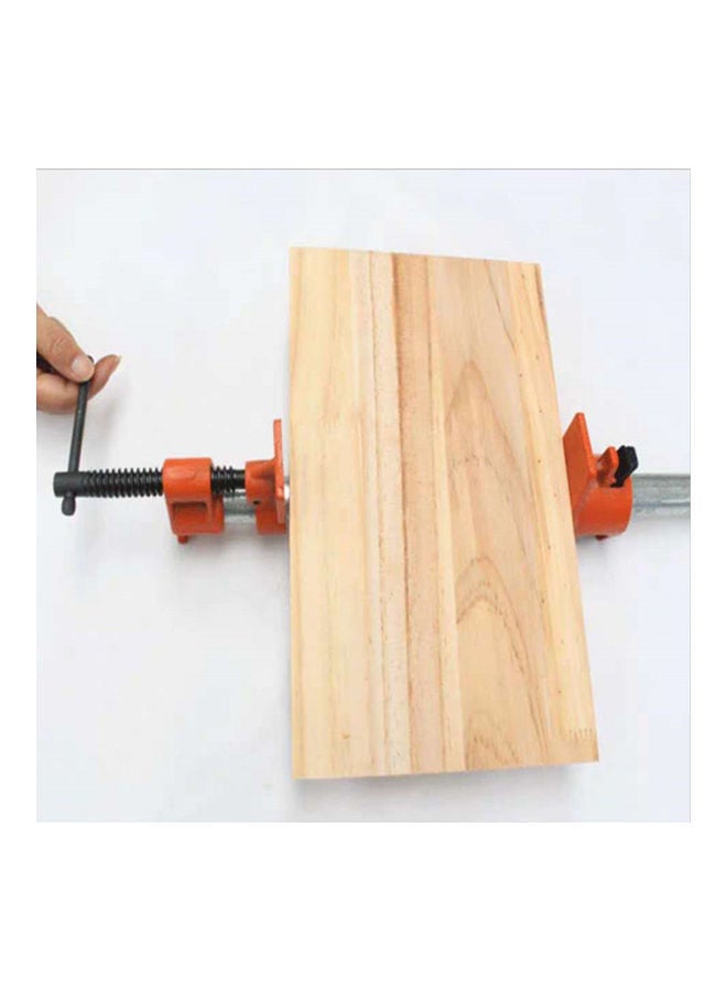 NIBEMINENT 1/2-Inch Wood Glued Pipe Clamp Set Black/Red 12.00X5.00X6.00cm  - Image 3