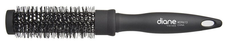 Diane Thermal Hair Brush for Blow Drying and Styling 1 Inch Ceramic Barrel with Nylon Pins Smooths and Styles Hair