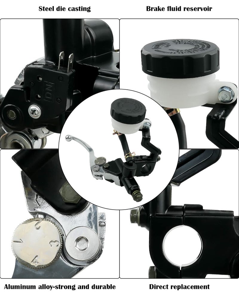 Qnbes Front Brake Master Cylinder Levers Fit for Suzuki GSX-R125 150 250 400 600 750 SV650 (Right Side) - Image 3