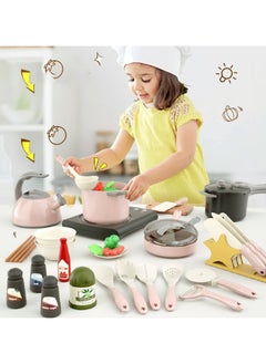 AIYISHI 32Pcs Kids Play Kitchen Toys Set Learning Gift for Kids Girls Boys  - Image 3