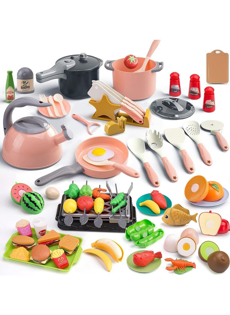 AIYISHI 32Pcs Kids Play Kitchen Toys Set Learning Gift for Kids Girls Boys  - Image 2