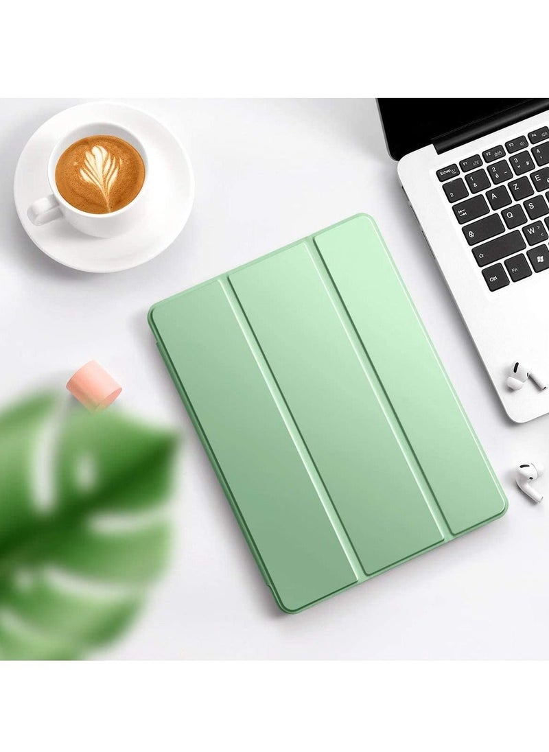 Case for iPad 8th Generation/iPad 10.2 Case 2020, Smart Folio Soft TPU Protective Case Cover with Apple Pencil Holder for iPad 8th/7th Gen, Auto Sleep/Wake - Matcha Green - Image 5