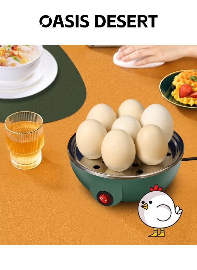 OASIS DESERT Stainless Steel Single-layer Egg Steamer Automatic Power Off Egg Poacher Multi-functional Home Steamed Egg Boiled egg Mini Breakfast Machine  - Image 2