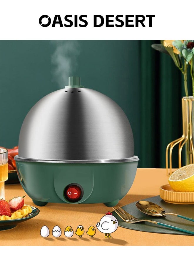 OASIS DESERT Stainless Steel Single-layer Egg Steamer Automatic Power Off Egg Poacher Multi-functional Home Steamed Egg Boiled egg Mini Breakfast Machine  - Image 3