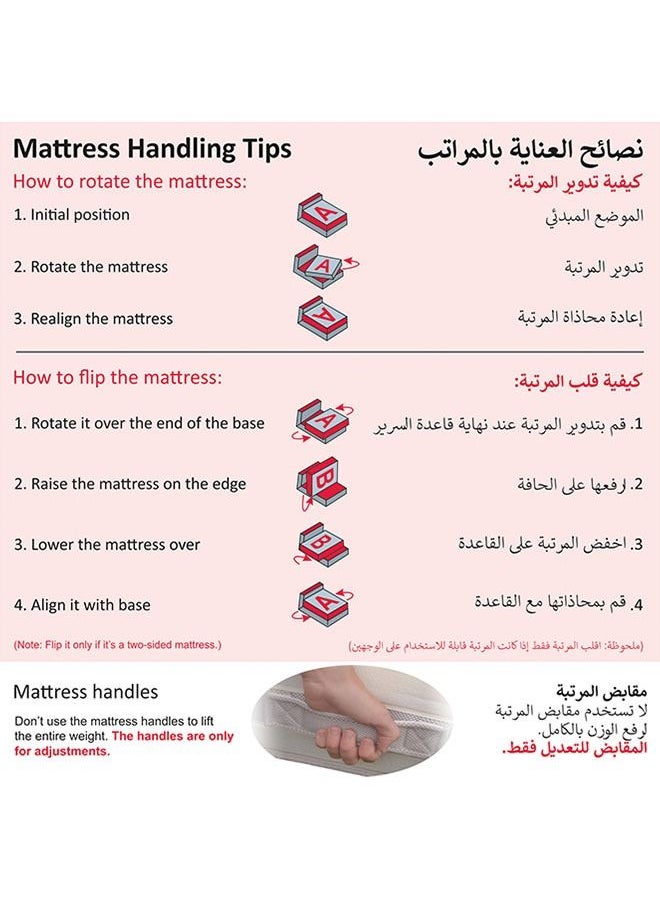 KARNAK - K-Ortho Plus Medical Rebonded Foam Mattress (Extra Firm Feel) Reversible Mattress | 5 Years Warranty (Super King - W180 x L200cm, Thickness 16cm) - Image 1