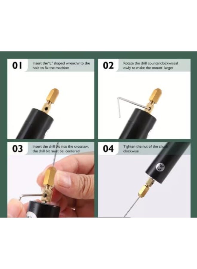 Msouq store :USB Mini Electric Drill | Precision Rotary Tool for Engraving & Crafting - Image 4