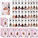 Kenning 28 Sets Valentines Day Capybara Gifts Party Favors Include 28 Capybara Keychains 28 Cute Valentines Greeting Cards Transparent Bags for Student Classroom Goodie Bag Gifts Rewards - Image 2