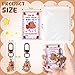 Kenning 28 Sets Valentines Day Capybara Gifts Party Favors Include 28 Capybara Keychains 28 Cute Valentines Greeting Cards Transparent Bags for Student Classroom Goodie Bag Gifts Rewards - Image 4