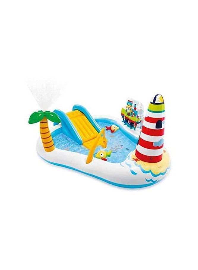 INTEX Fishing Fun Play Centre Pool 218x188x99cm - Image 2
