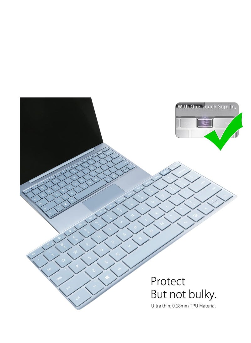 Keyboard Cover for Microsoft Surface Laptop Go3(2023 Release)/Surface Laptop Go 2 (2022 Release) / Laptop Go (2020 Release) 12.4" - Premium Ultra Thin, High Transparency Keyboard Protector Skin - Image 4