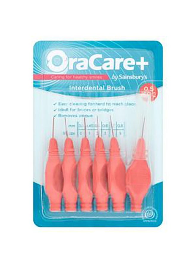 Interdental Brushes 0.5mm Red