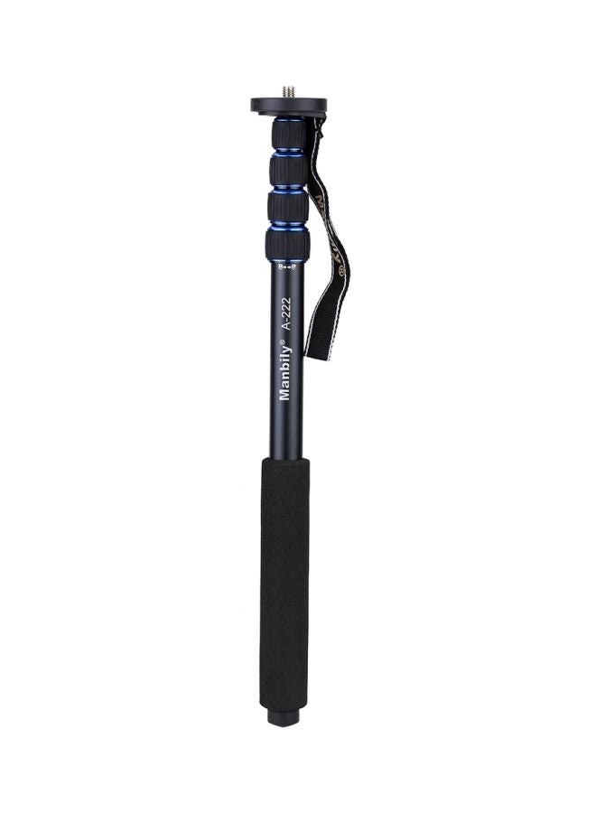 5-Section Telescopic Extendable Monopod For Nikon/Canon/Pentax/Olympus/Elders Black/Blue