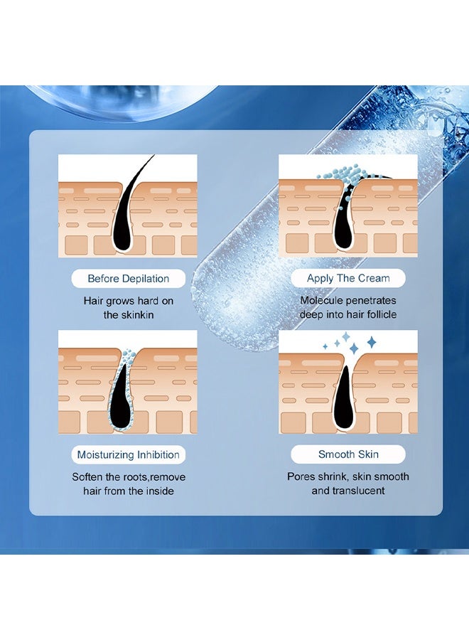 Fair King Body Hair Cream-Hair Remover For Women, Unwanted Hair In Underarms, Leg Or Private Parts, Bikini Area Hair Removal 40G - Image 4