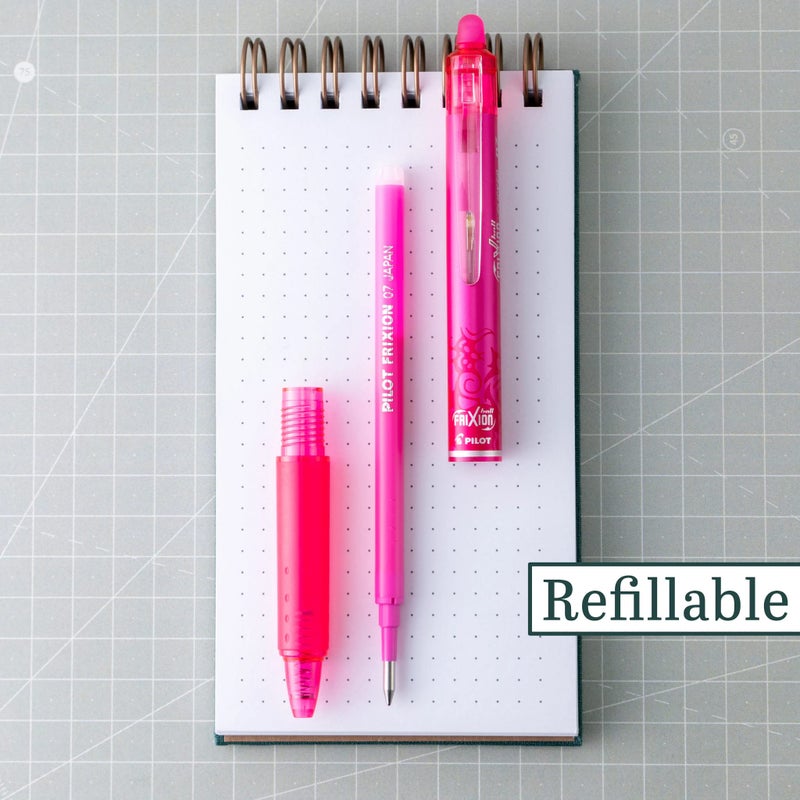 Pilot, FriXion Clicker Erasable Gel Pens, Bold Point 1 mm, Tub of 36, Assorted Colors - Image 2