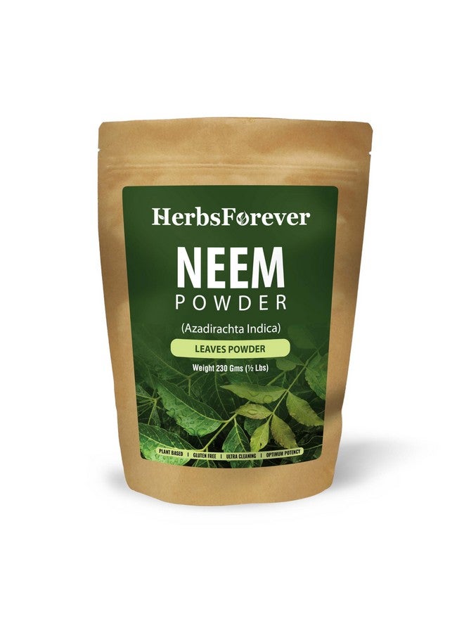 Herbsforever Neem Powder Azadirachta Indica Promotes Healthy Skin 230 GMS - Image 1