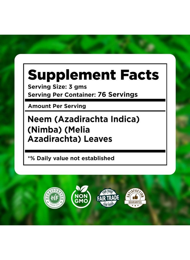 Herbsforever Neem Powder Azadirachta Indica Promotes Healthy Skin 230 GMS - Image 3
