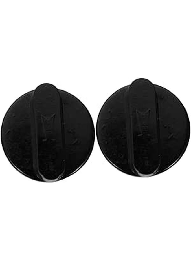 2Pcs Plastic Kitchen Gas Cooker Knob Burner Replacement Knobs Easy Grip Control Knobs - Image 1