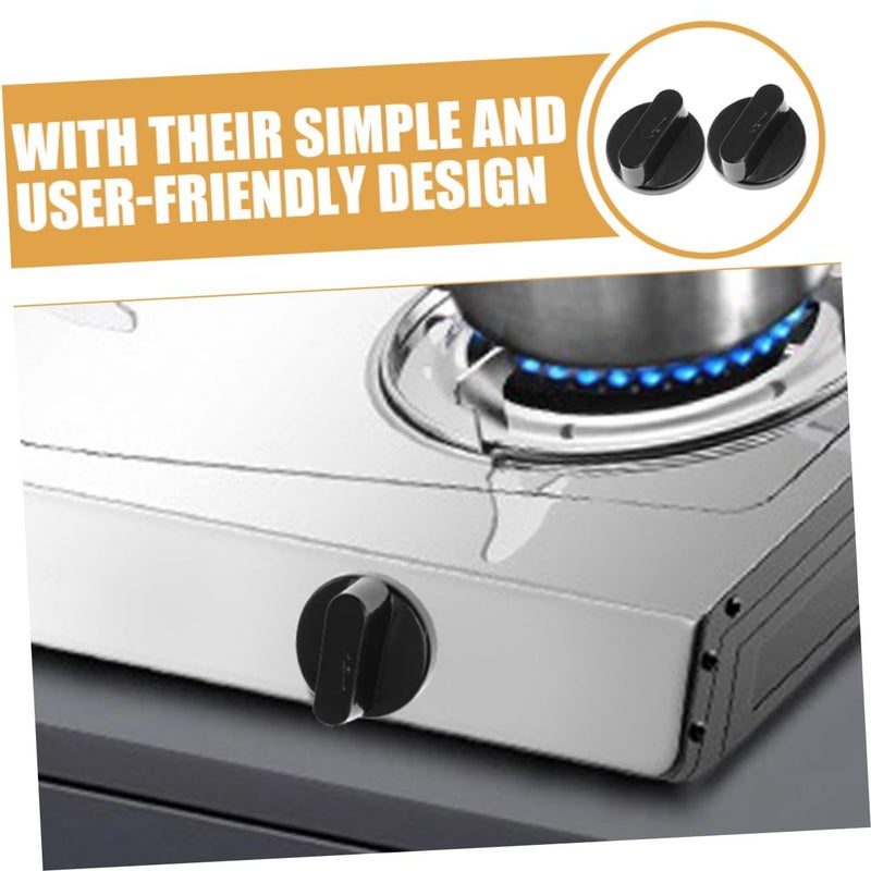 2Pcs Plastic Kitchen Gas Cooker Knob Burner Replacement Knobs Easy Grip Control Knobs - Image 4