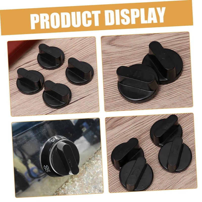 2Pcs Plastic Kitchen Gas Cooker Knob Burner Replacement Knobs Easy Grip Control Knobs - Image 3