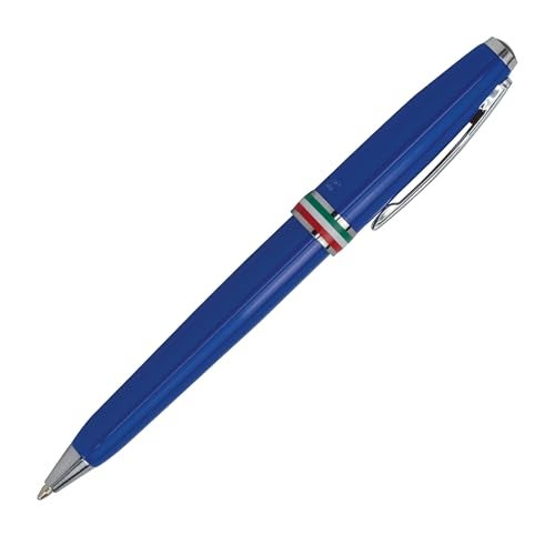 Monteverde USA Aldo Domani Italia Exotic Blue Ballpoint Pen - Striking Blue Finish - Smooth Twist Action - Ideal for Elegant Writing - Image 1