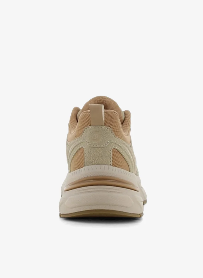 SJ Beige Women's Panelled Lace-Up Low Ankle Sneakers for Women | Best Price UAE