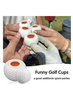 CMGTYYD Golf Cups with Lids Novelty, Plastic Golf Ball Party Decorations, Creative Ball Cups Gifts, Perfect Gifts for Golf Lovers  - Image 4