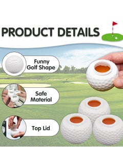 CMGTYYD Golf Cups with Lids Novelty, Plastic Golf Ball Party Decorations, Creative Ball Cups Gifts, Perfect Gifts for Golf Lovers  - Image 5