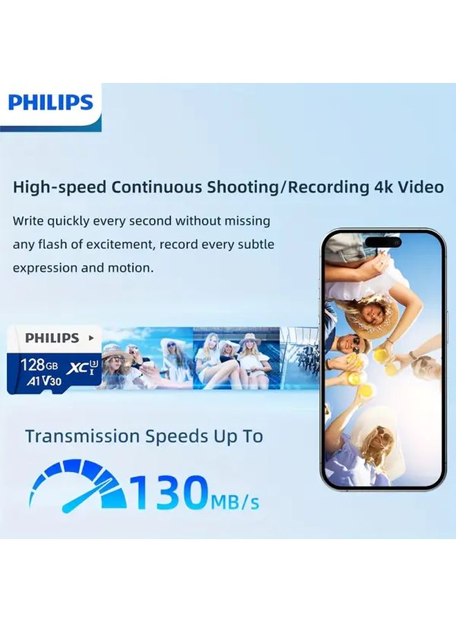 Philips 64GB Micro SD Card 130MB S UHS I V30 Class 10 For 4K Recording Cameras Drones - Image 5