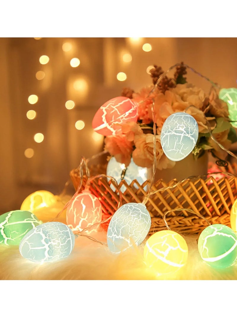 Vitacelli سلسلة أضواء LED على شكل بيضة تعمل بالبطارية لتزيين المنزل والمنزل وغرفة النوم والحفلات في الربيع - Image 5