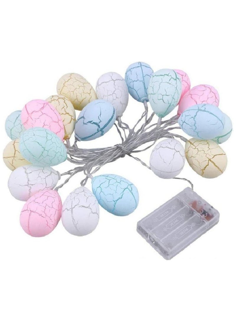 Vitacelli سلسلة أضواء LED على شكل بيضة تعمل بالبطارية لتزيين المنزل والمنزل وغرفة النوم والحفلات في الربيع - Image 3