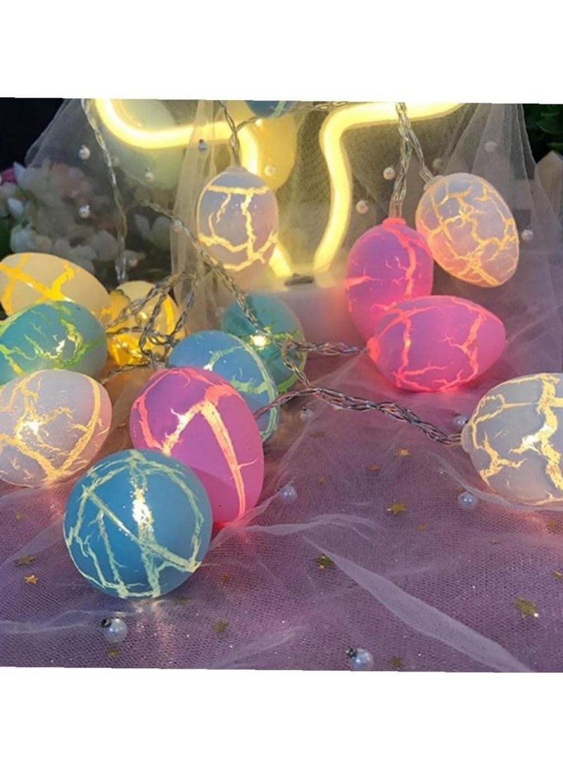 Vitacelli سلسلة أضواء LED على شكل بيضة تعمل بالبطارية لتزيين المنزل والمنزل وغرفة النوم والحفلات في الربيع - Image 2