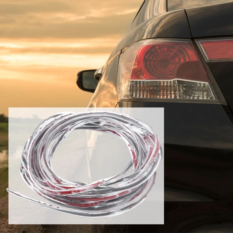 5 دي ام Transparent Vehicle Auto Door Trunk Protection Tape Car Edge Protector Plastic Adhesive Weatherstrip 5mt