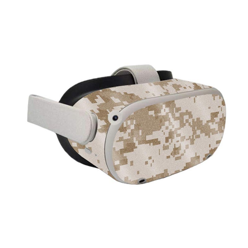 MIGHTY SKINS MightySkins Glossy Glitter Skin Compatible with Oculus Quest 2 - Desert Camo | Protective, Durable High-Gloss Glitter Finish | Easy to Apply, Remove, and Change Styles | Made in The USA - Image 2