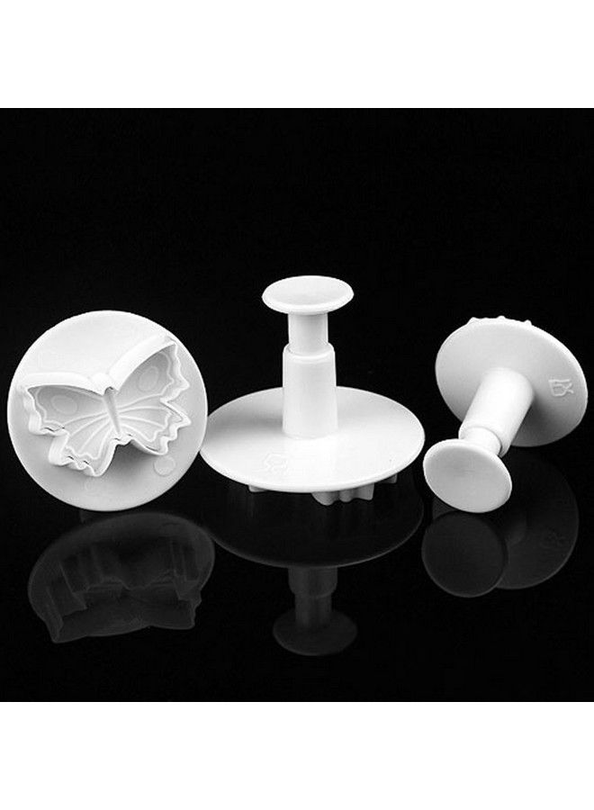 EORTA Fondant Plunger Cutter Set Butterfly Embossing Tools Cookie Stamps Fruit/Biscuits/Sugarcraft/Plasticine Diy Molds Decoration Tools For Cake/Cupcake Kids Baking Craft Supplies 6 Pieces - Image 5