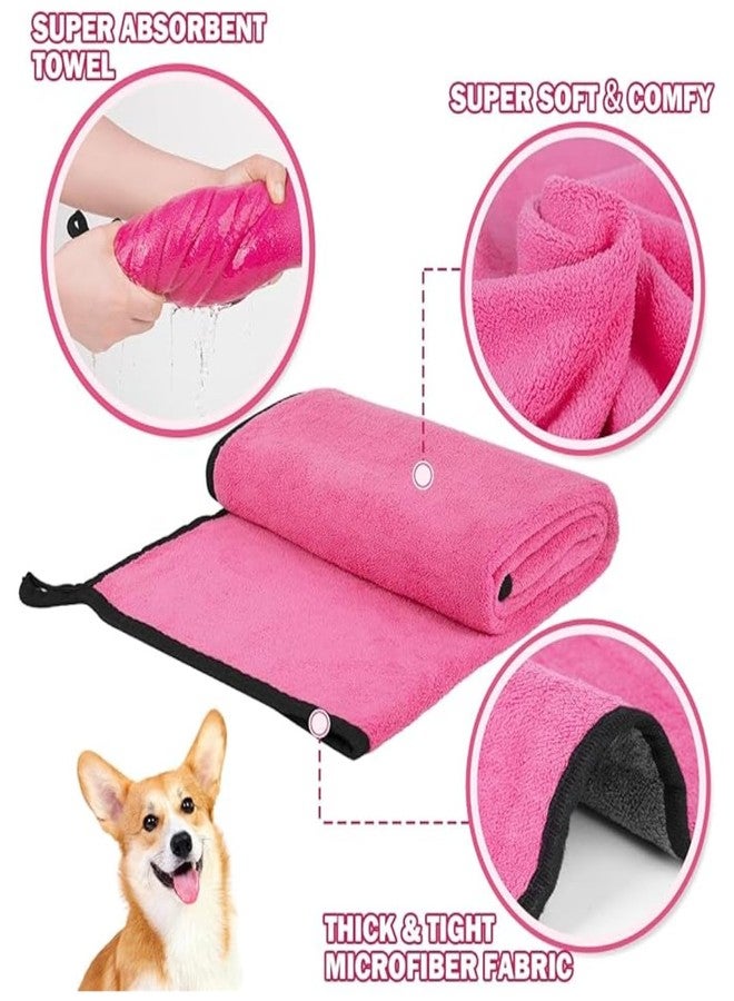 Microshine Premium 600 GSM Microfiber Pet Towel for Dogs & Cats | Ultra Absorbent, Fast Drying, Washable Dog Bath & Grooming Towel - Image 3
