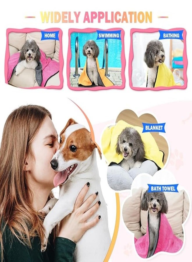 Microshine Premium 600 GSM Microfiber Pet Towel for Dogs & Cats | Ultra Absorbent, Fast Drying, Washable Dog Bath & Grooming Towel - Image 4