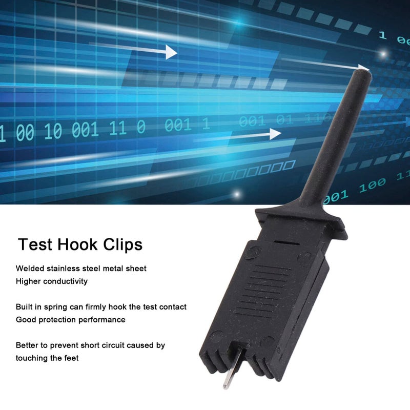Mini Test Clips Probe Kit with Spring Steel Sheet for Accurate Circuit Testing Stainless Steel - Image 5