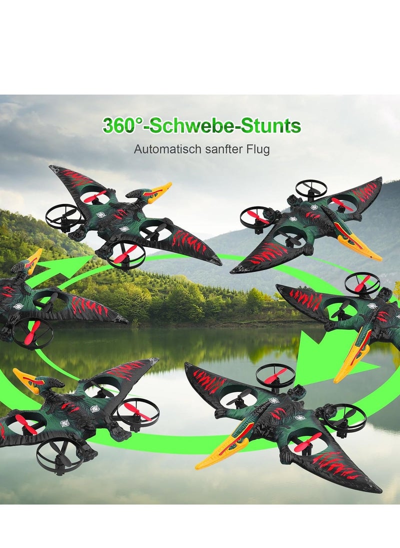 JAJEEK RC Aeroplane 2.4GHz Remote Controlled L0713 Quadcopter Floating Fighter Aircraft | RTF for Beginners, Kids & Adults | USB Charging, Green | Easy to Fly, Fun Flying Toy for Indoor & Outdoor Play - Image 5