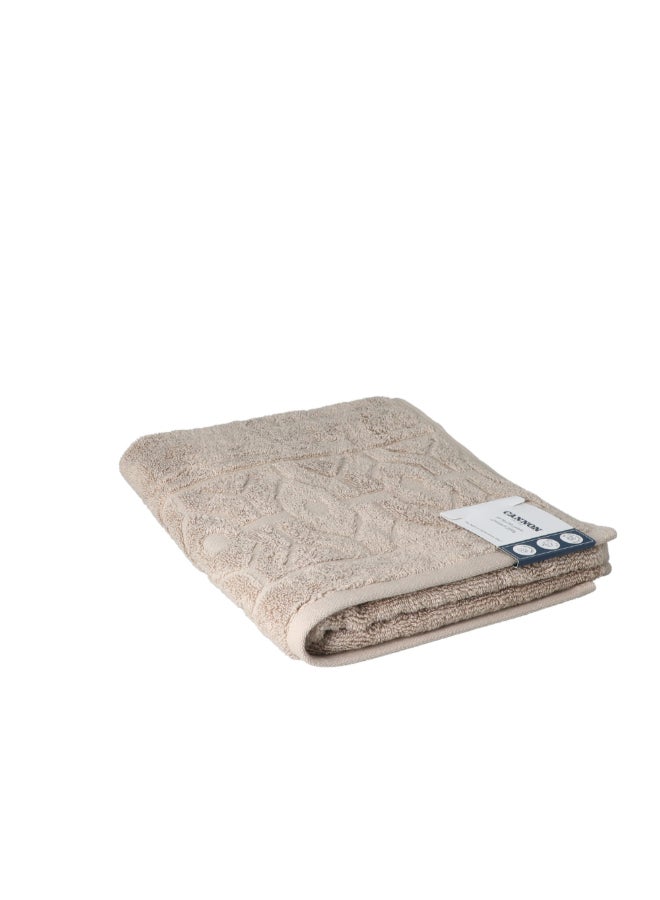 Cannon Rhombus Soft and Super Absorbent Face Towel Brown 50 x 100cm CN RM50X100-LBR - Image 2
