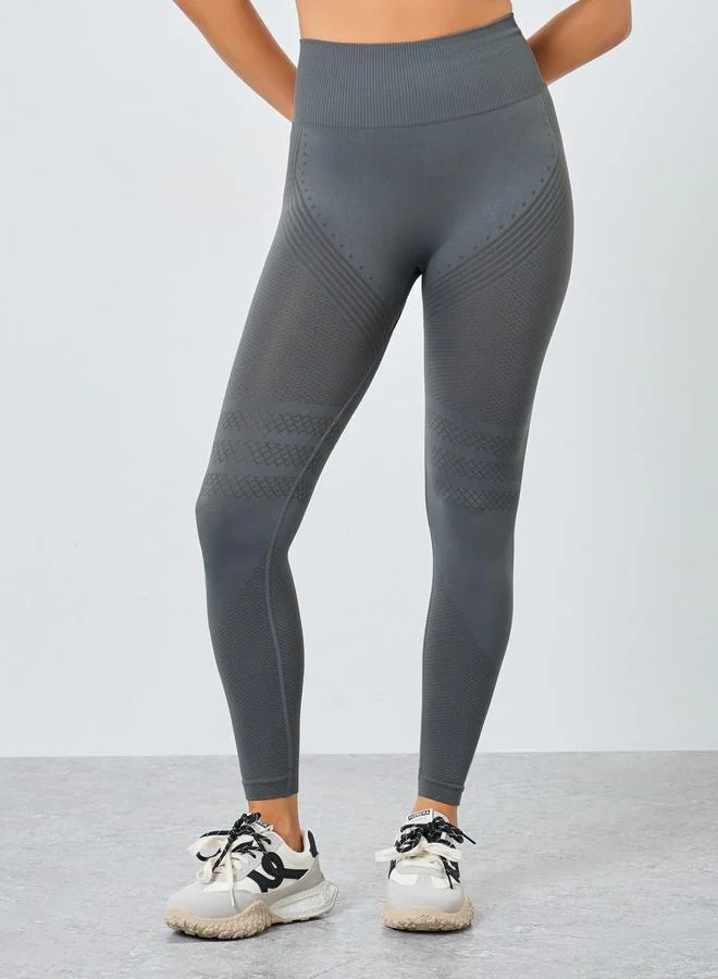 ستايلي اكتيف ليجنز بدون خياطة بخصر مضلع