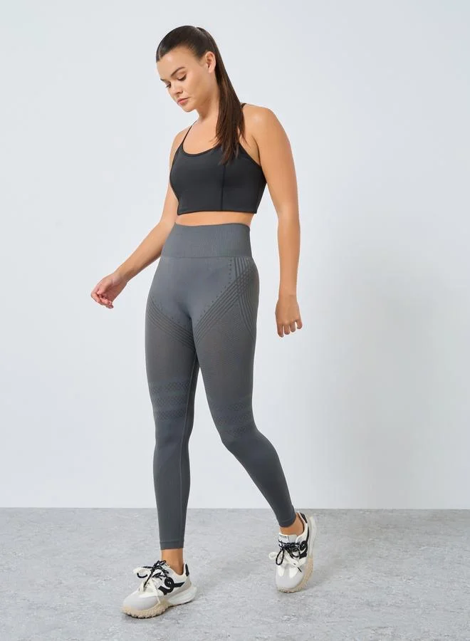 ستايلي اكتيف ليجنز بدون خياطة بخصر مضلع