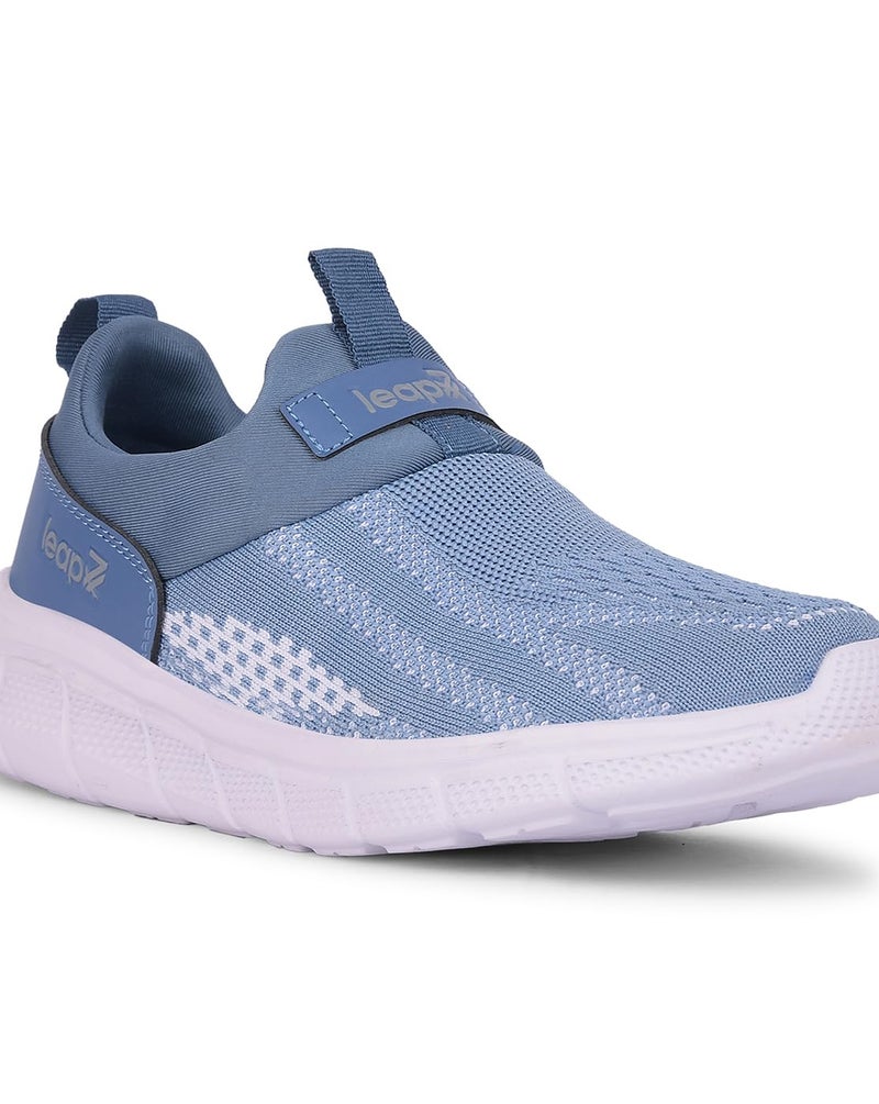 Liberty LEAP7X BOSTER-L2E Sports Shoes for Women with Knitted Upper | EVA Sole, Slip-on Style| Memory Foam Insole | Comfortable Footbed | Walking, Gym & Outdoor Wear-5 UK (38 EU-Blue) - Image 4