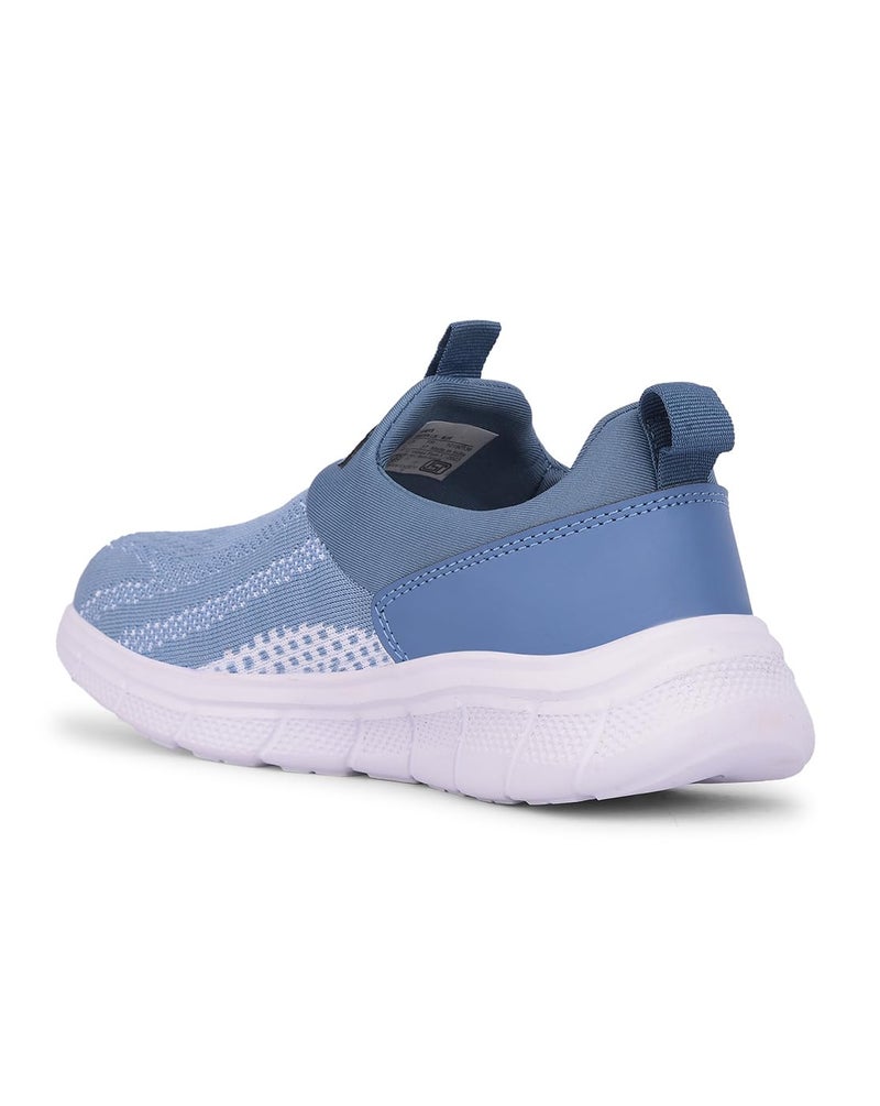 Liberty LEAP7X BOSTER-L2E Sports Shoes for Women with Knitted Upper | EVA Sole, Slip-on Style| Memory Foam Insole | Comfortable Footbed | Walking, Gym & Outdoor Wear-5 UK (38 EU-Blue) - Image 3
