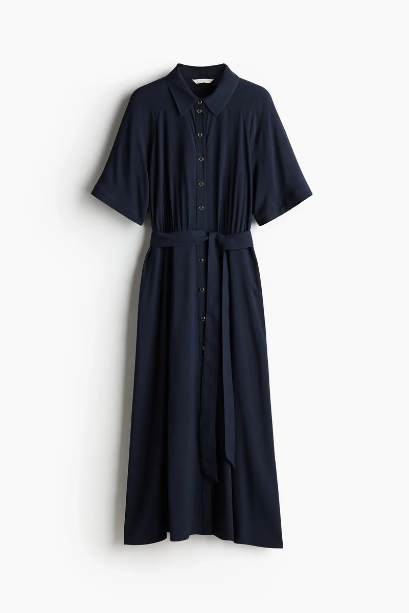 H&M Tie-belt shirt dress