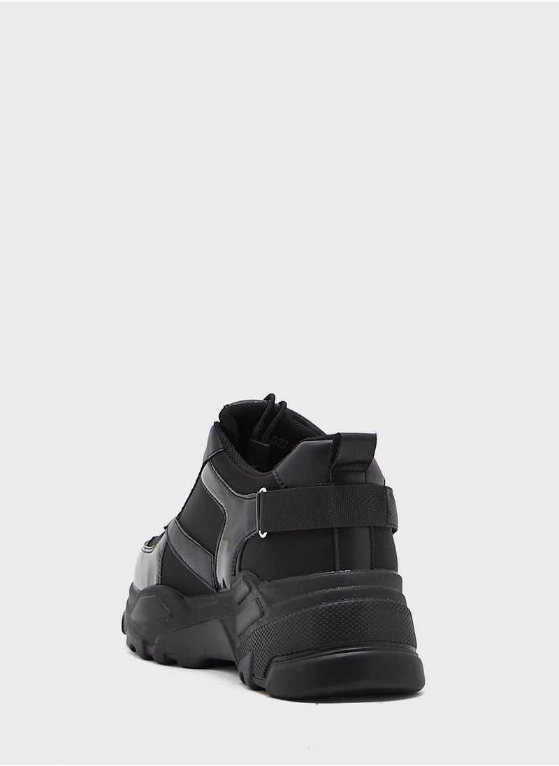 Ginger - Patent Detail Sneaker - Image 1