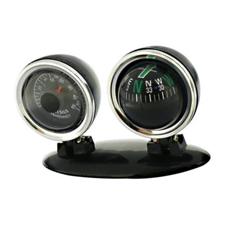 2 In 1 Car Dashboard Compass Inclinometer Navigation Tool For Offroad Truck Trailer - Image 2