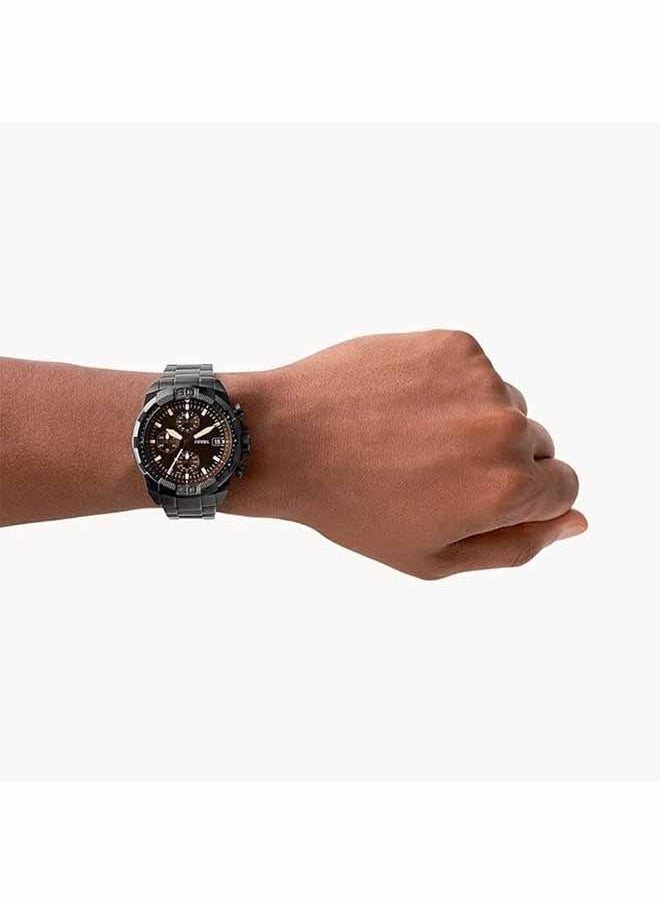 FOSSIL Fossil Men's Stainless Steel Chronograph Quartz Watch -FS5851  - Image 4